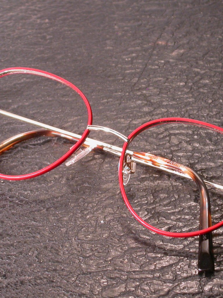 Warby Parker Arlen Red And Gold Round Tortoise Eyeglasses Frames — image 8 of 8